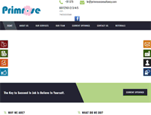Tablet Screenshot of primroseconsultancy.com